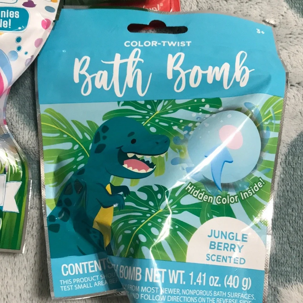 Kids Headband and Bath Gift Set - Pink & Aqua